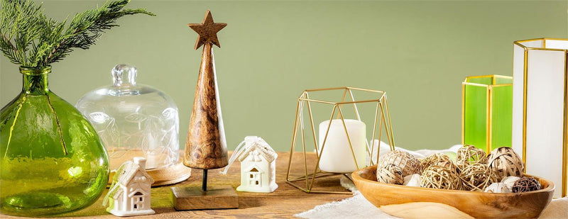 Vivastyle Stoneware House Ornament - The Flag Lady