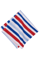 Watercolor Patriotic Stripe Napkin - The Flag Lady