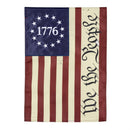 We The People Applique Garden Flag - The Flag Lady