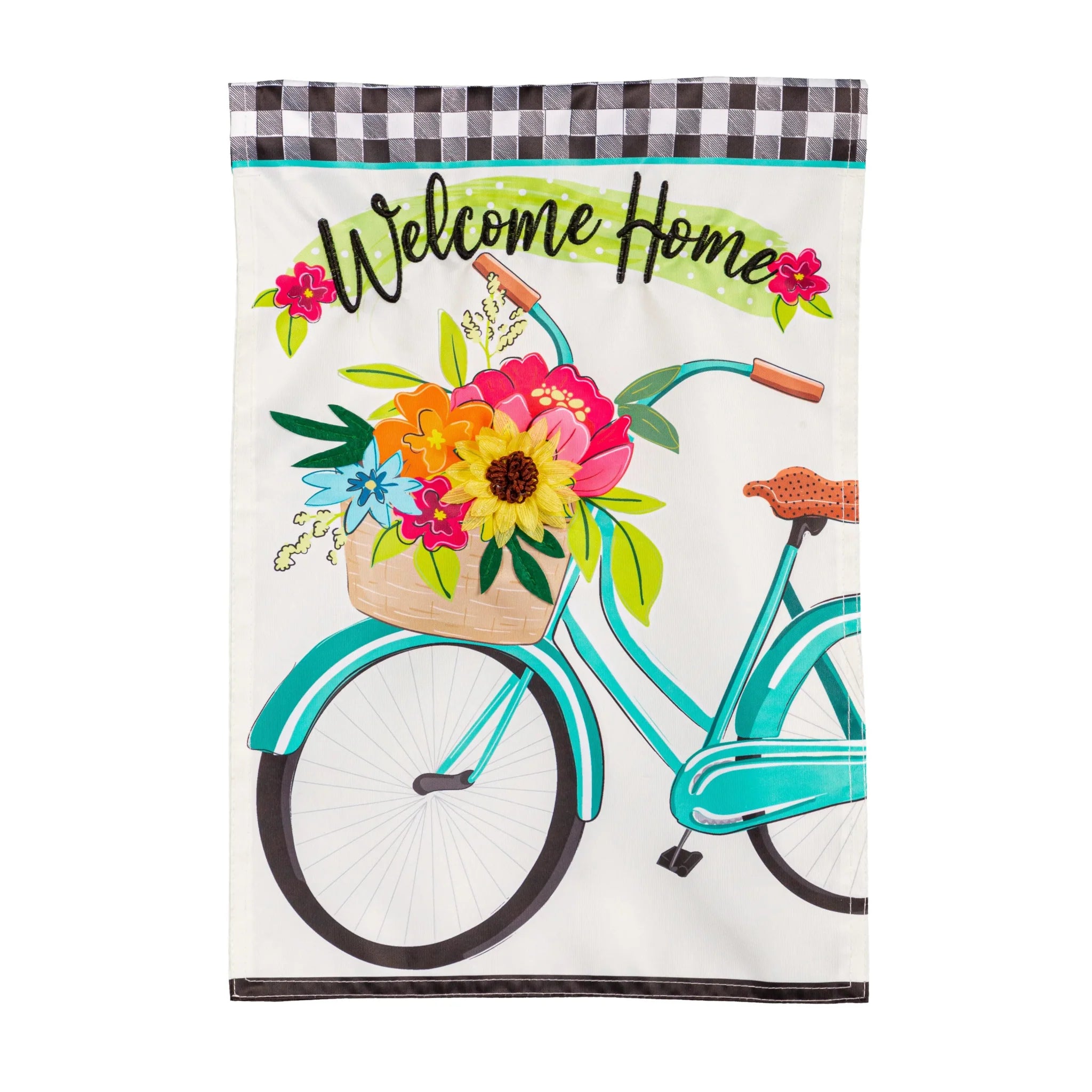 Hello Bike Garden Flag - Baxter & Me main image 0