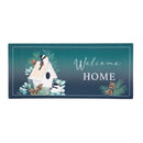 Welcome Home Winter Bird House Sassafras Switch Mat - The Flag Lady