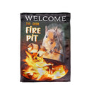 Welcome to our Firepit Garden Lustre Flag - The Flag Lady