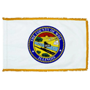 Will County Illinois Flag - 3x5ft Indoor w/Fringe - The Flag Lady