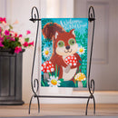 Winky Blinky Nutty Squirrel Applique Lighted Garden Flag - The Flag Lady
