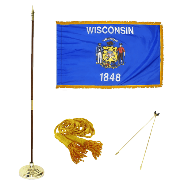 Wisconsin Indoor Mounted Sets - The Flag Lady