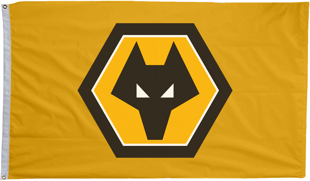 Wolves Insignia Wolverhampton Wolves Flags | Premier League Flags | FlagLadyUSA.com