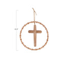 Wood and Metal Cross Wall Decor, 2 Colors - The Flag Lady