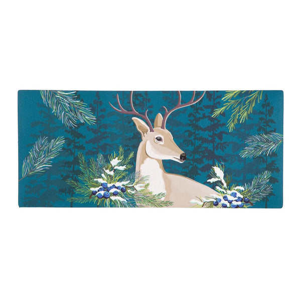 Woodland Deer Welcome Sassafras Switch Mat - The Flag Lady