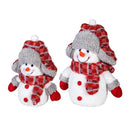 Woodland Storybook LED Snowman (Set of 2) - The Flag Lady