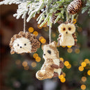 Woodland Storybook Natural Fiber Ornaments - The Flag Lady