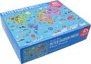 World Map Floor Puzzle (48 Pieces) - The Flag Lady