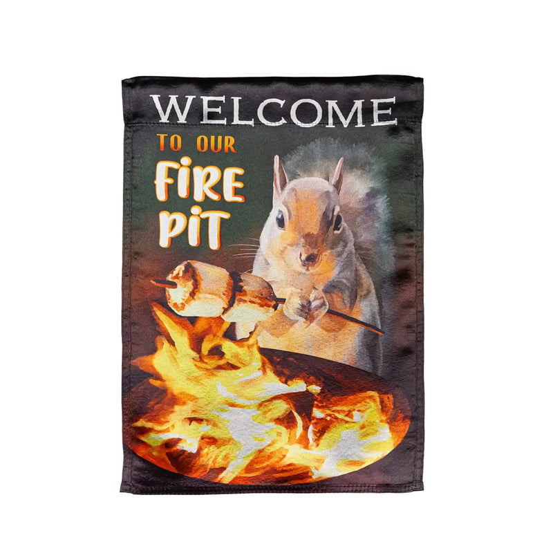 Welcome to our Firepit Garden Lustre Flag