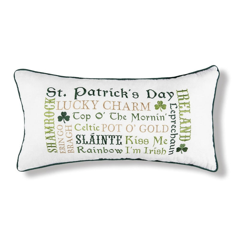 Irish Font Pillow