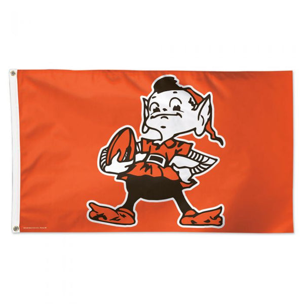 3x5 Cleveland Browns Flag with Brownie