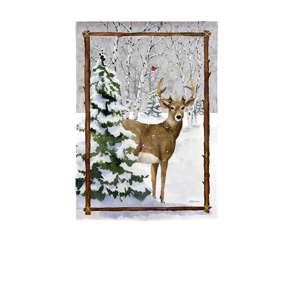 Winter's Whisper Garden Strie Flag