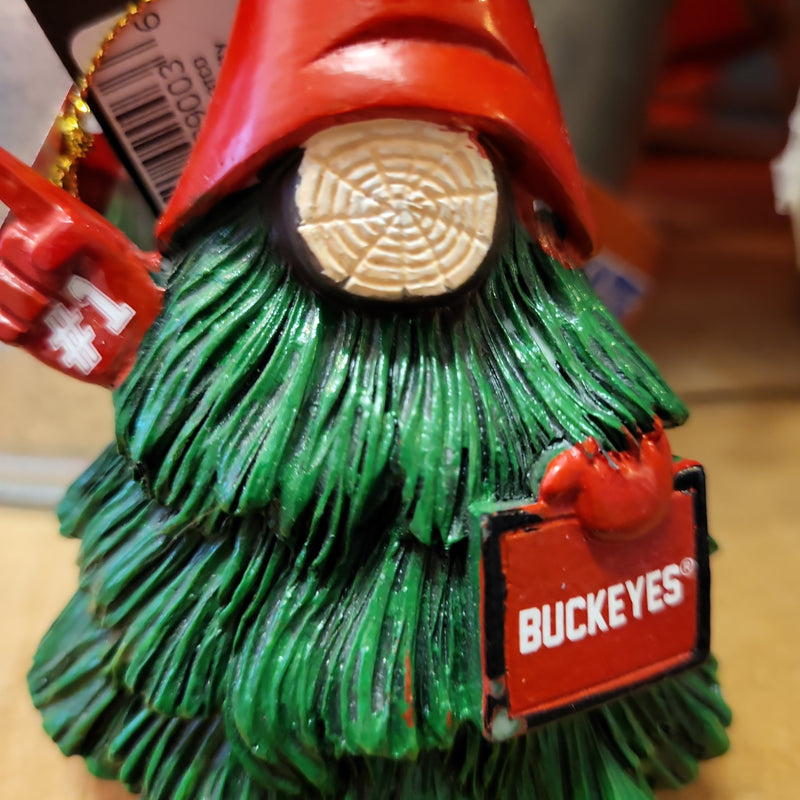 Ohio State University Resin Gnome Ornaments