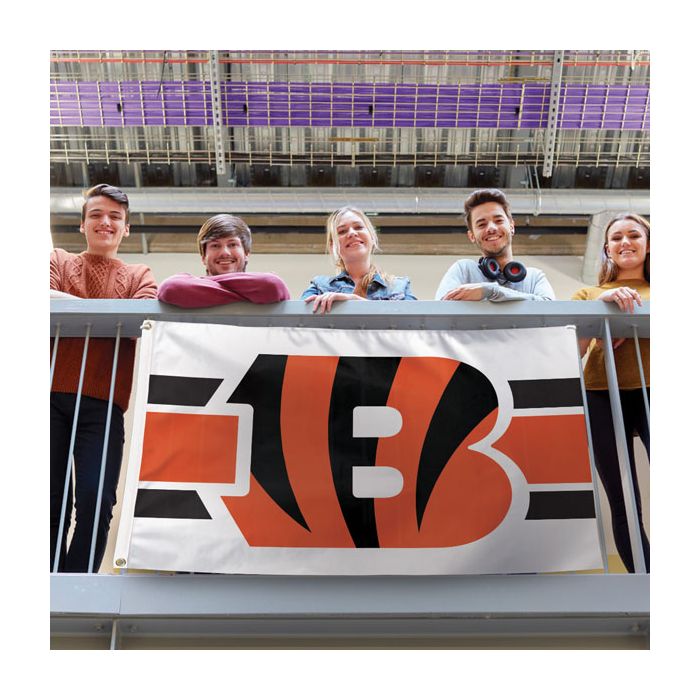 3x5 ft Cincinnati Bengals Striped Away Deluxe Flag