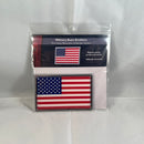 CHROME AUTO EMBLEM US FLAG