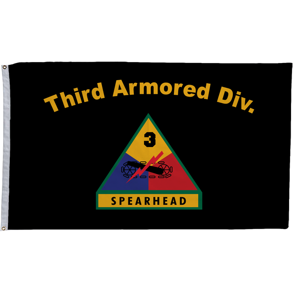 US Army 3rd Armored Division Flag