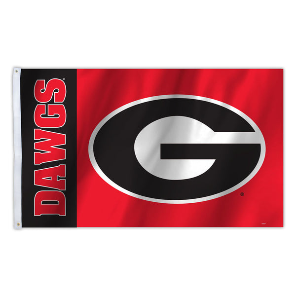 Georgia Bulldogs "DAWGS" 3x5ft Flag (CLOSEOUT)