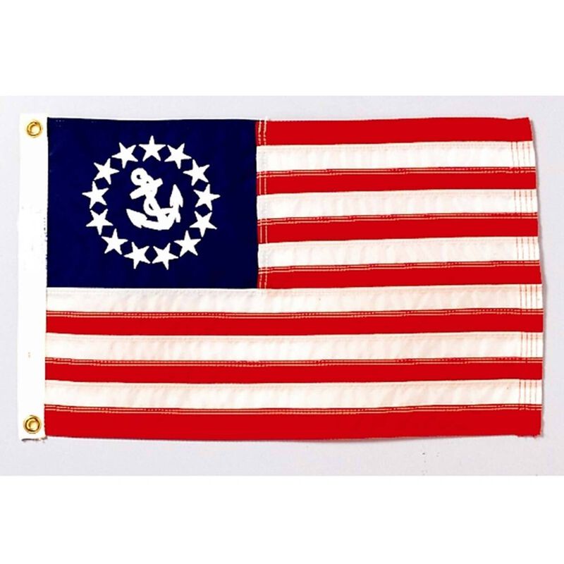 3X5 FT NYL-GLO US YACHT ENSIGN