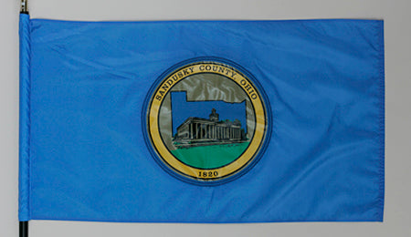 Sandusky County Ohio Flag - 3x5 Feet