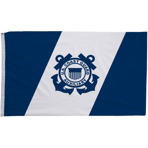 US Coast Guard Auxiliary Flag