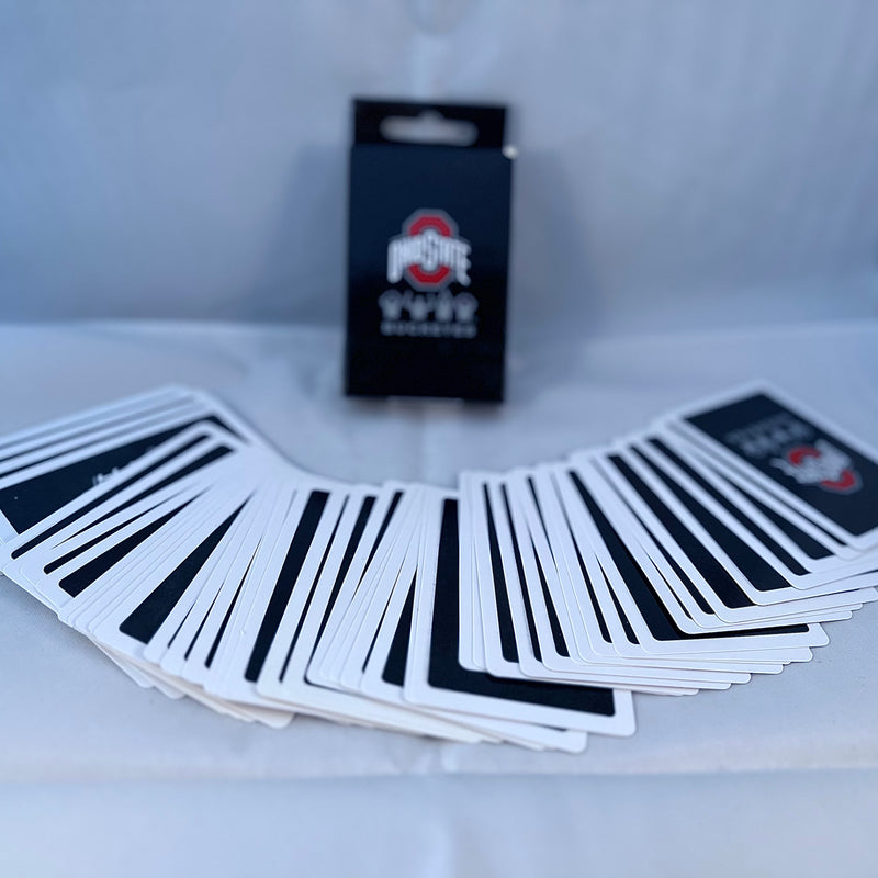 OHIO STATE BLACK LOGO PLAYING CARDS
