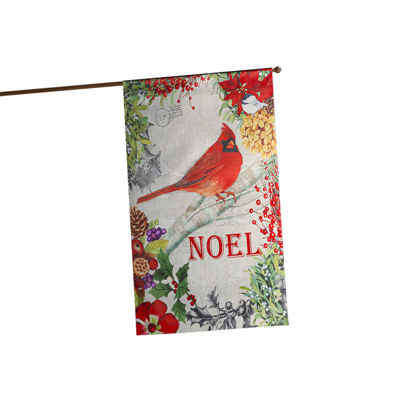 Christmas Meadow Suede Flags