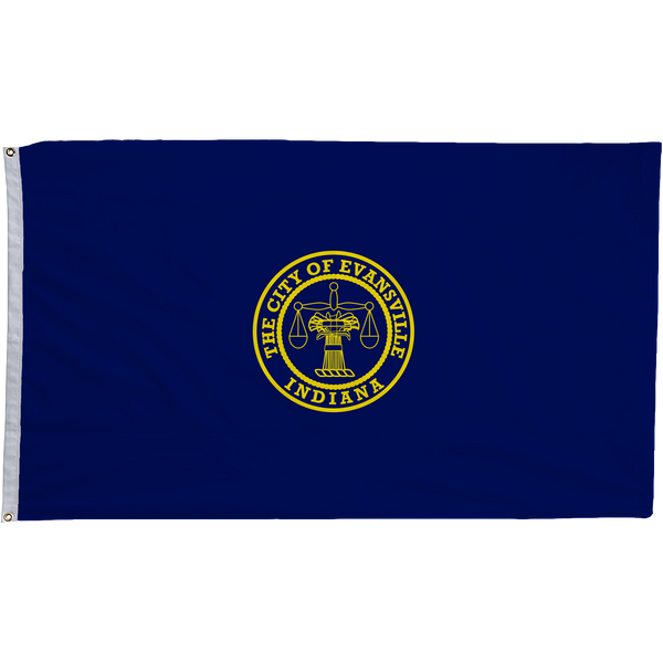 Evansville Indiana Flags