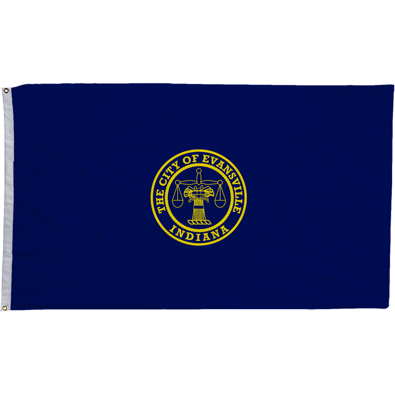 Evansville Indiana Flags