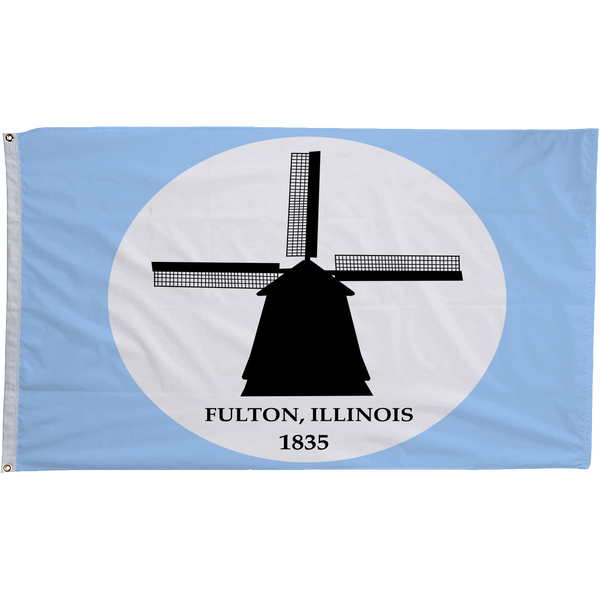 Fulton Illinois Flags