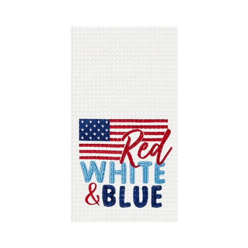 Red White and Blue Flag Towel