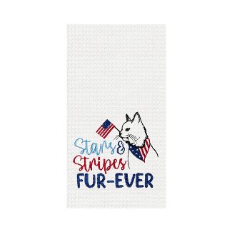Stars and Stripes Cat Towel