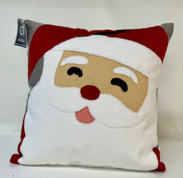 Santa Face Pillow