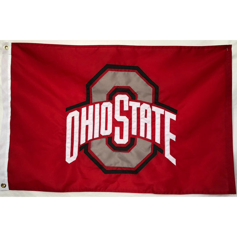 Ohio State Buckeyes Athletic Logo Flags