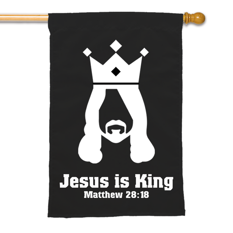 Jesus is King Flags