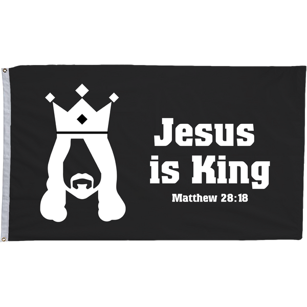 Jesus is King Flags