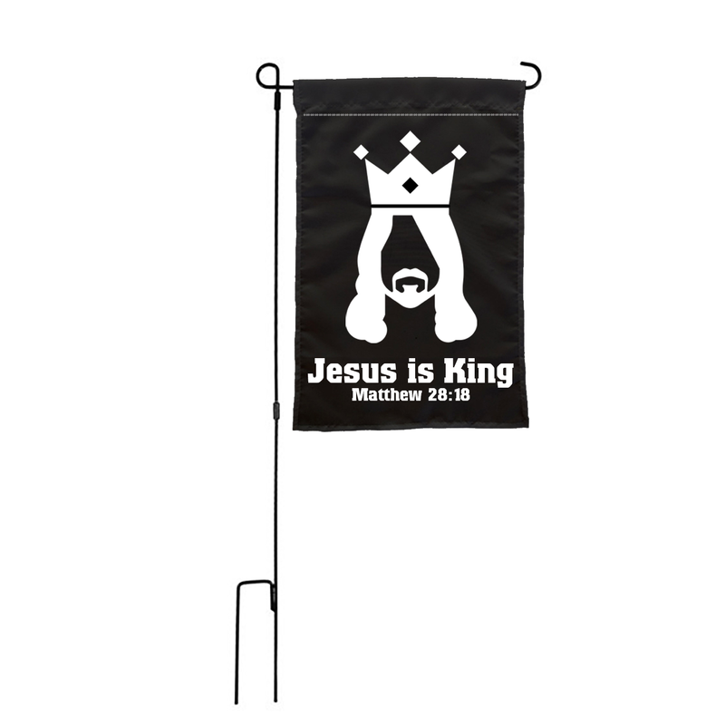 Jesus is King Flags