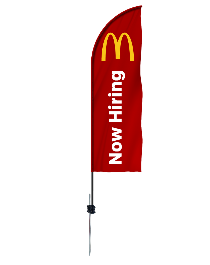 McDonald's "Now Hiring" Feather