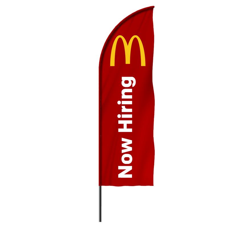 McDonald's "Now Hiring" Feather