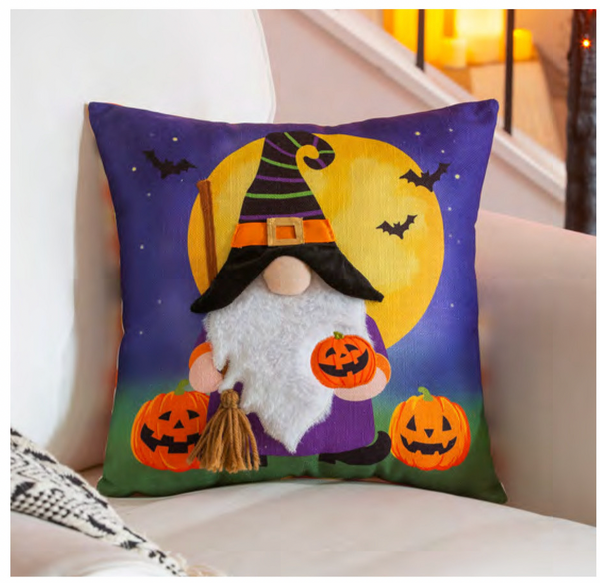 14 inch Halloween Gnome Throw Pillow