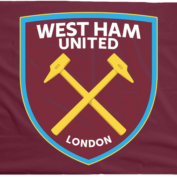  West Ham United Fc Authentic EPL Crest Flag : Sports & Outdoors