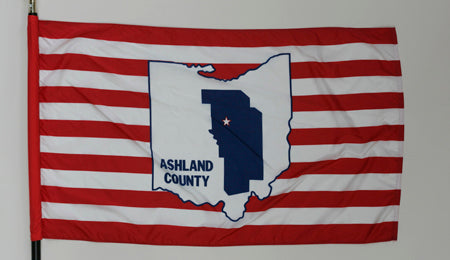 Ashland County Ohio flag - 3x5 feet