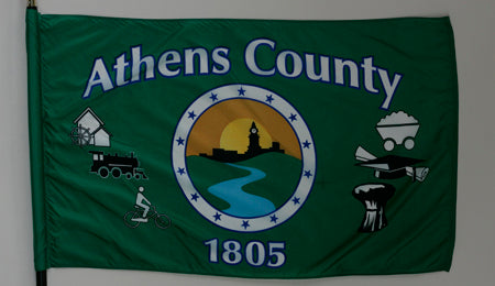 Athens County Ohio Flag - 3x5 feet