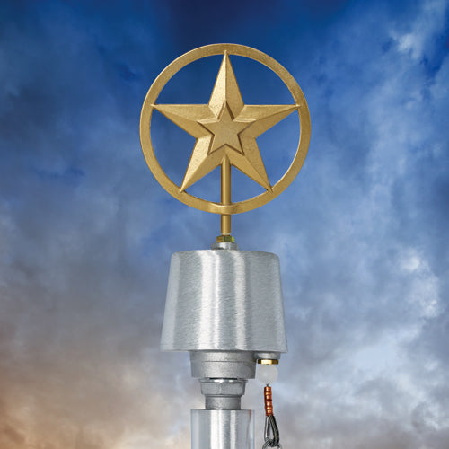 Texas Star Flagpole Finial