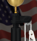 Continental Series External Halyard Flagpole - The Flag Lady