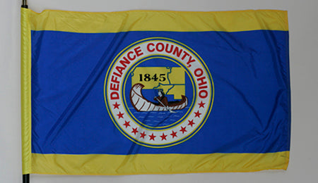 Defiance County Ohio Flag - 3x5 Feet