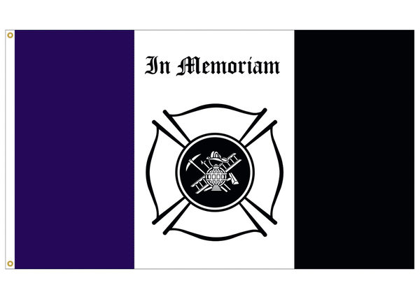 Firefighter Mourning Flag
