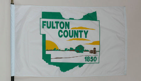 Fulton County Ohio Flag - 3x5 Feet